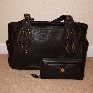 Cole Haan Shoulder Bag with Matching Wallet
